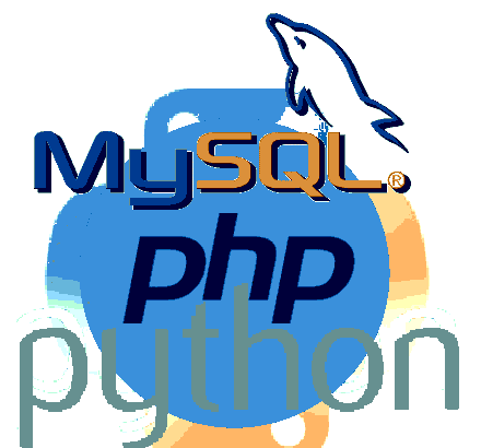 picture of MySQL<->PHP<->Python