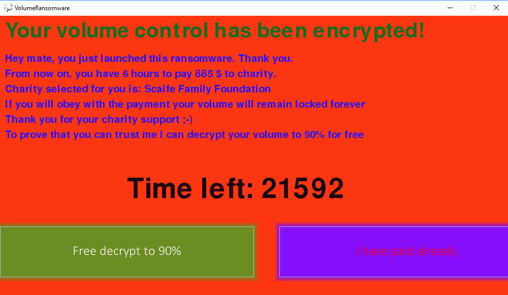 picture of Volume Ransomware