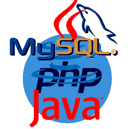 picture of MySQL<->PHP<->Java